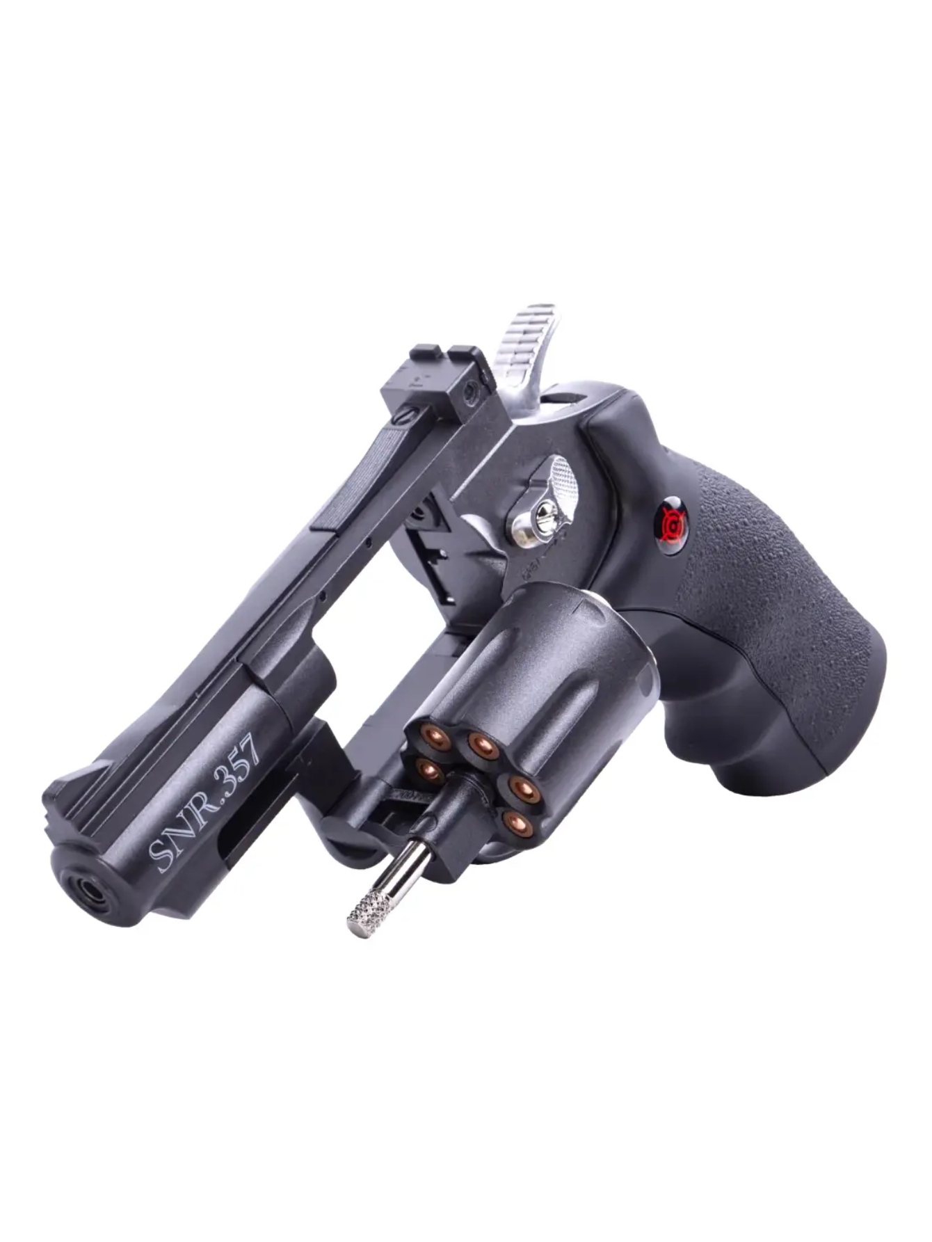 Revolver De Balines Y Diabolos Crosman SNR357 Full Metal 4.5mm - Imagen 2