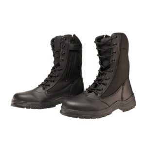 Botas largas de Piel con Lona MLT